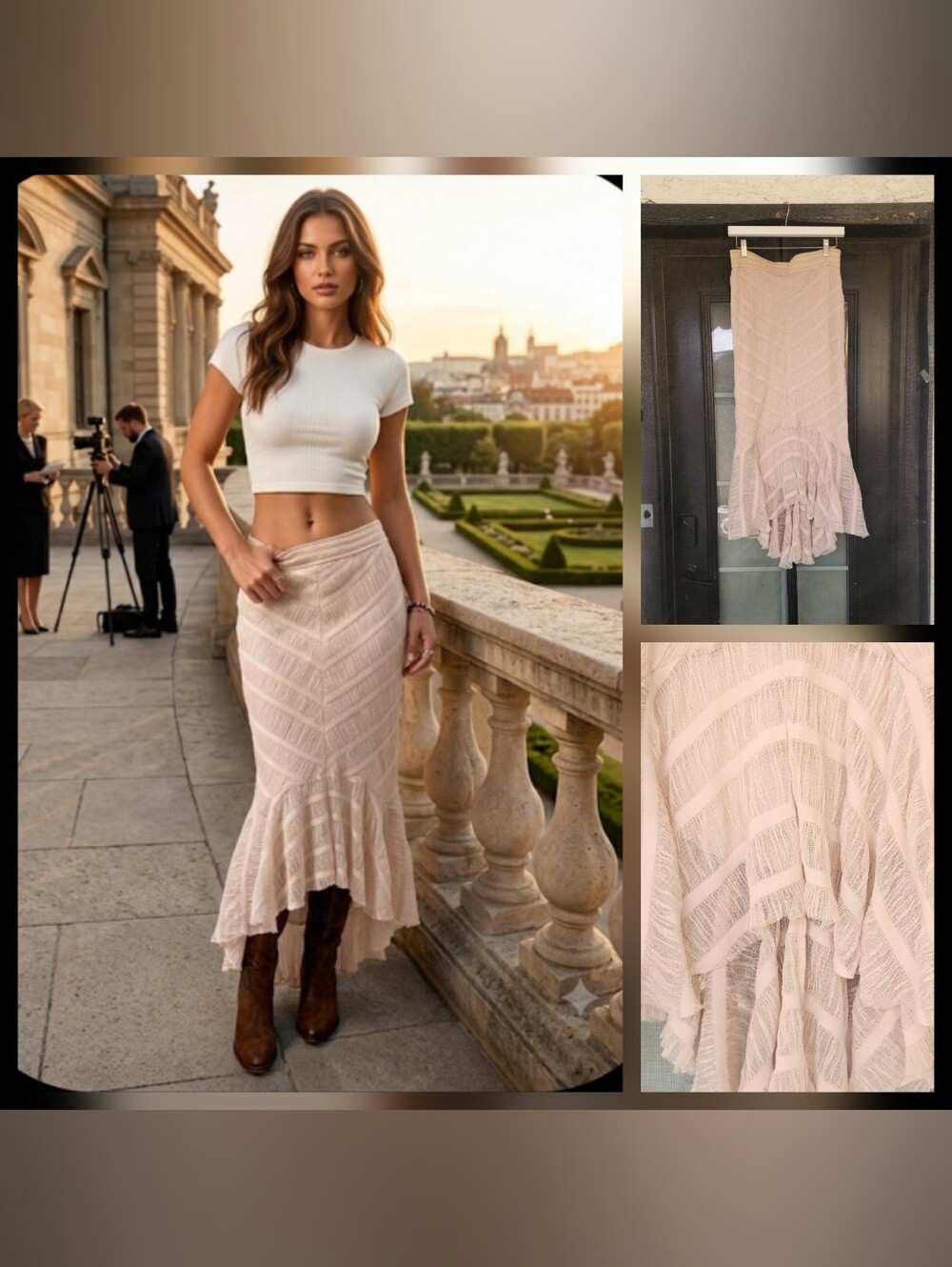 Trumpette Tutu Skirt in Nude Free People